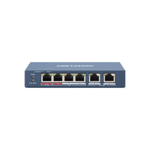 hikvision poe 4 port switch